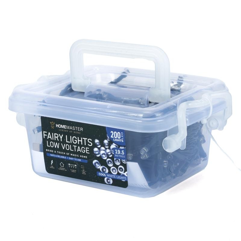 Light Low Voltage Fairy 200 LED 20m Cool White 1 Function
