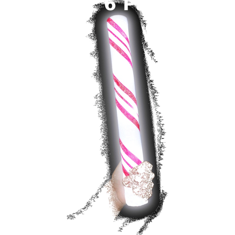 LED Light Up 16" Christmas Candy Cane Foam Sticks - Pack of 6