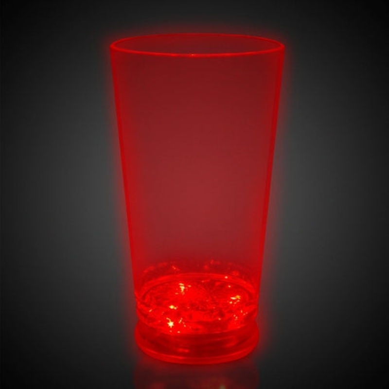 LED Light Up 16 Oz Pint Glass