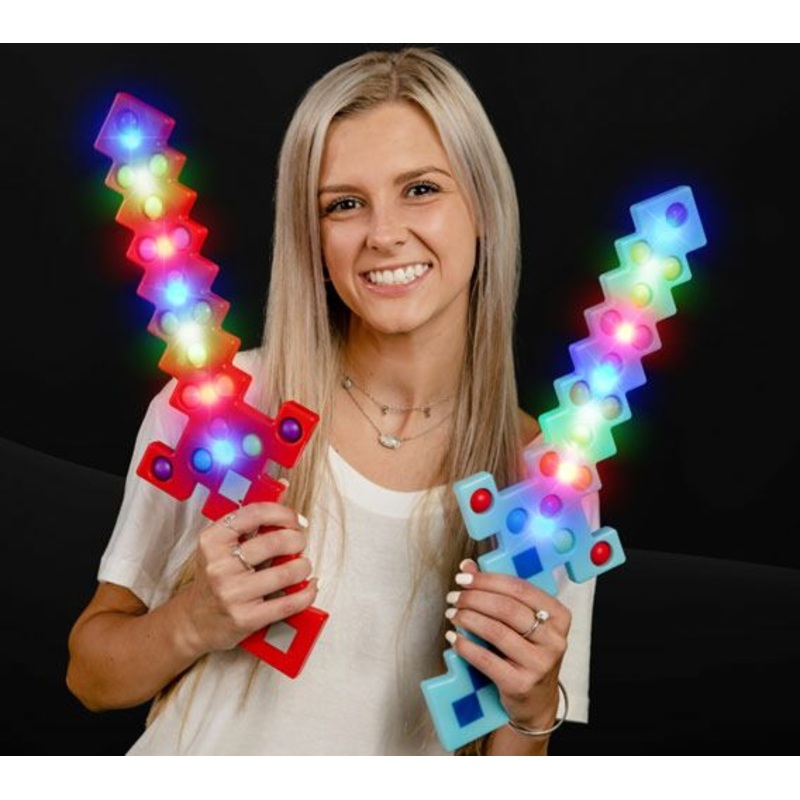 Led Light Up Pop It Pixel Sword