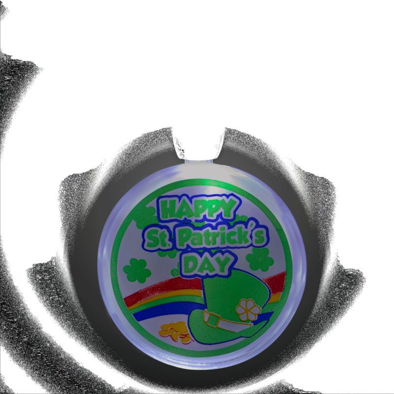 LED St. Patrick's Day Pendant Necklace