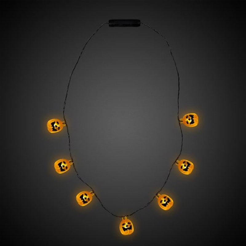 Pumpkin LED Light Up Necklace