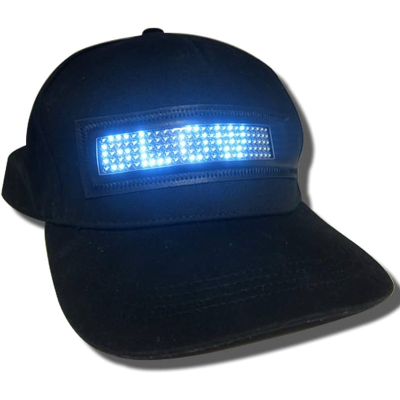 Scrolling Message Light Up LED Hat