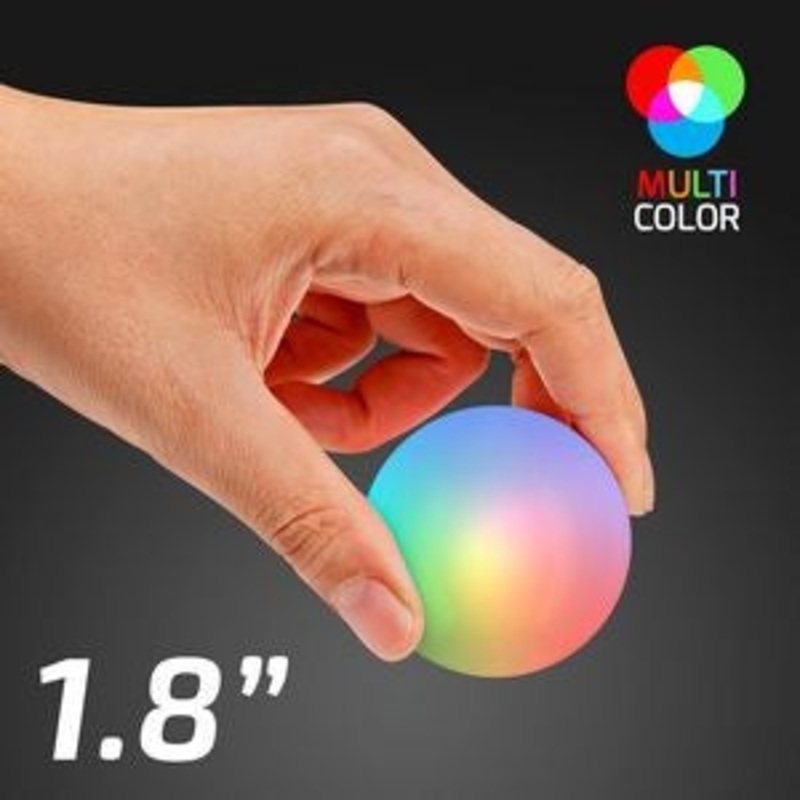 1.8" Multicolor LED Impact Activated Bounce Ball
