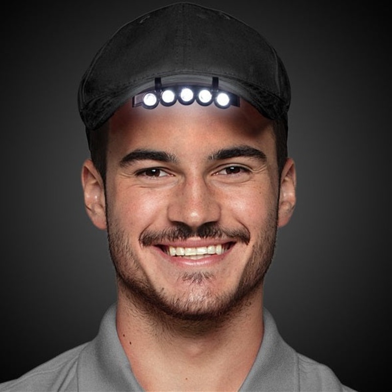 Clip-On LED Flashlight For Hats