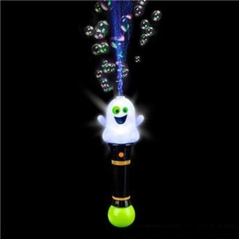 12" Ghost Light Up Bubble Blower Wand