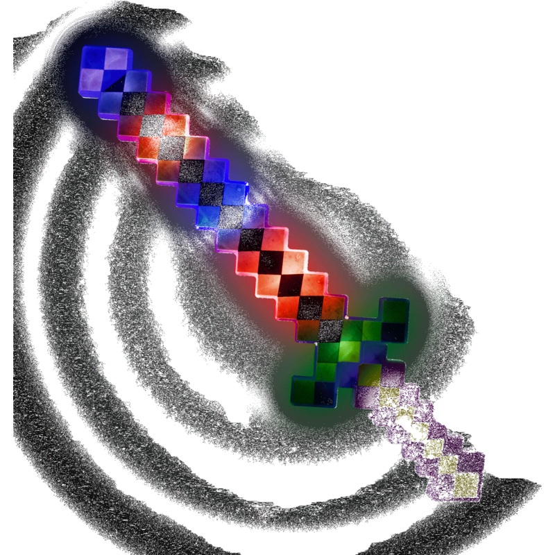 33 Inch LED Mardi Gras Pixel Sword