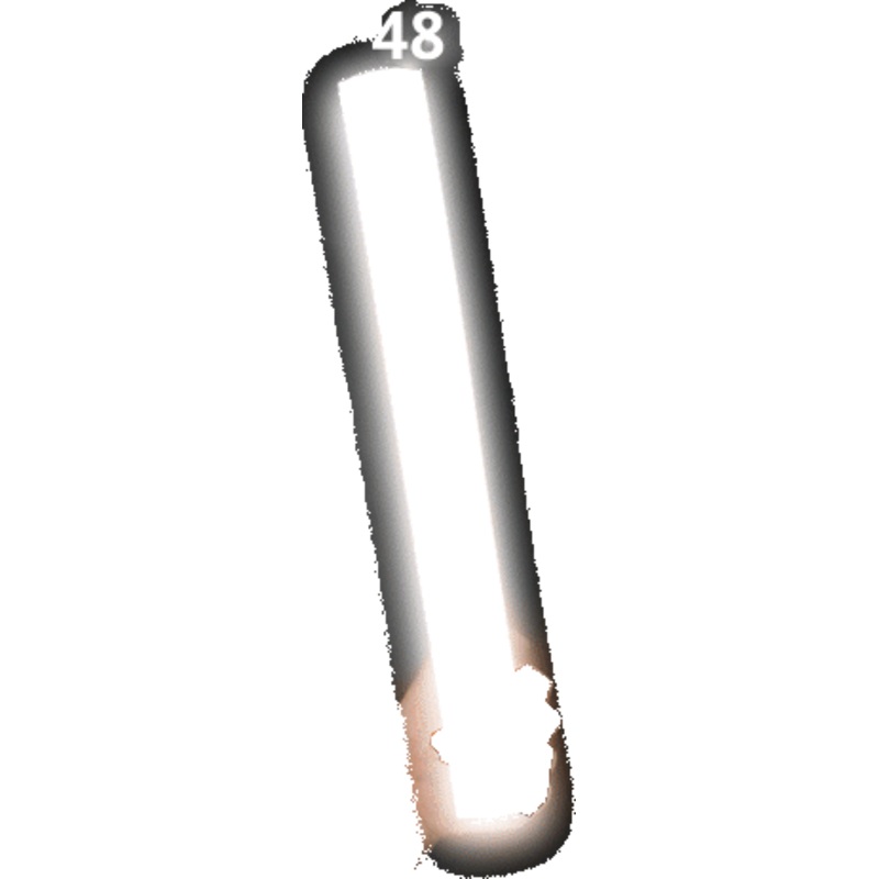 LED Light Up 16 Inch White Foam Stick Batons - Pack of 48 Sticks