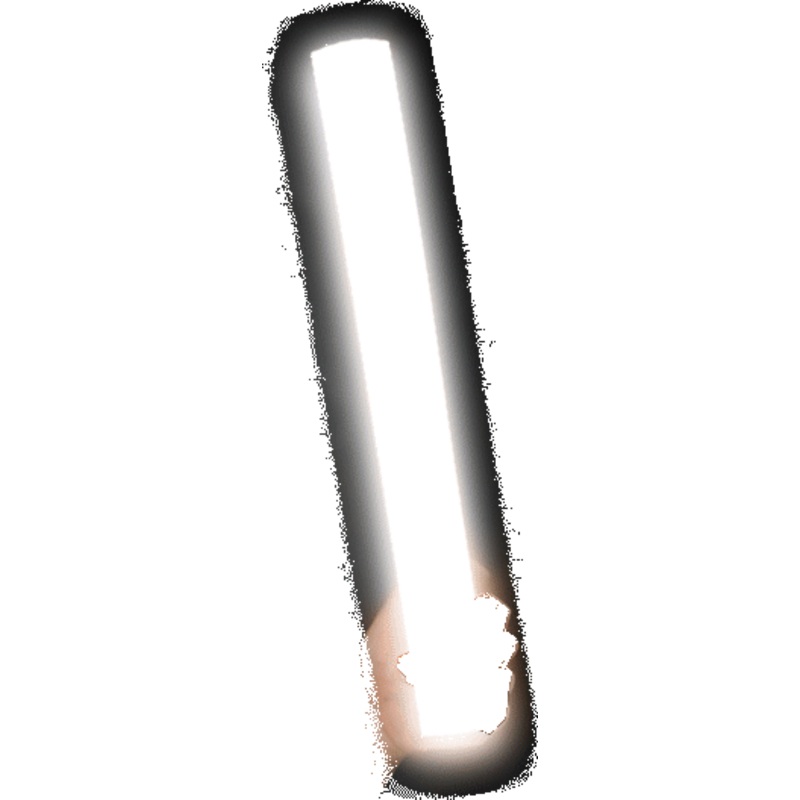 LED Light Up Flashing 18 Inch White Foam Stick Baton