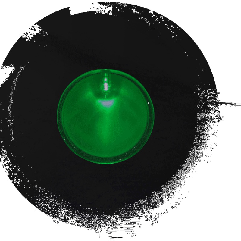 Green LED Badge