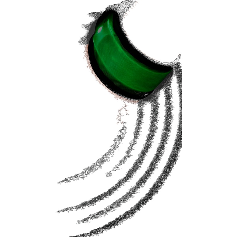 LED Green Slap Bracelet