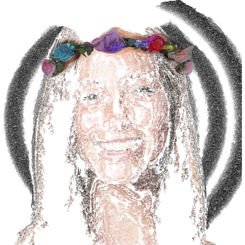 LED Multi-Color Roses Halo Headband