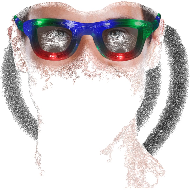 Multi-Color LED Retro Sunglasses