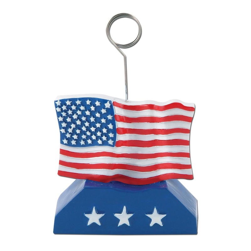 6 Pack Beistle Flag Photo/Balloon Holder