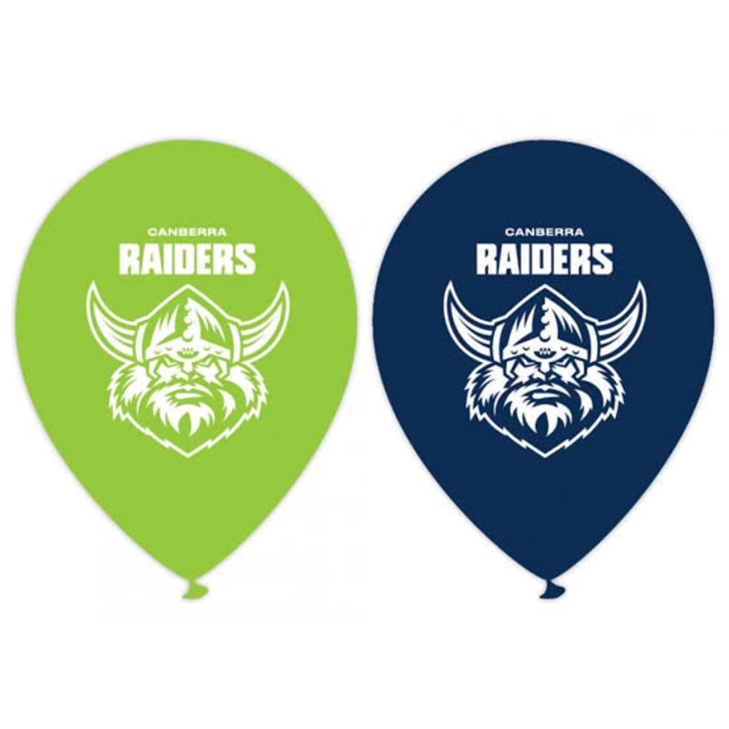 Canberra Raiders NRL Printed Balloons (10 Pack)