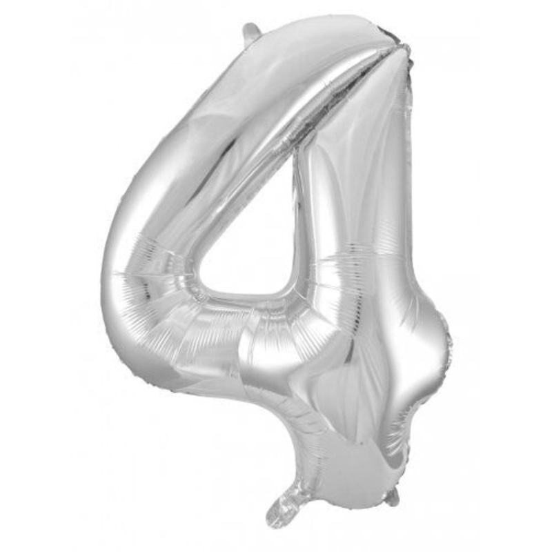 Helium Filled Jumbo Number - 4