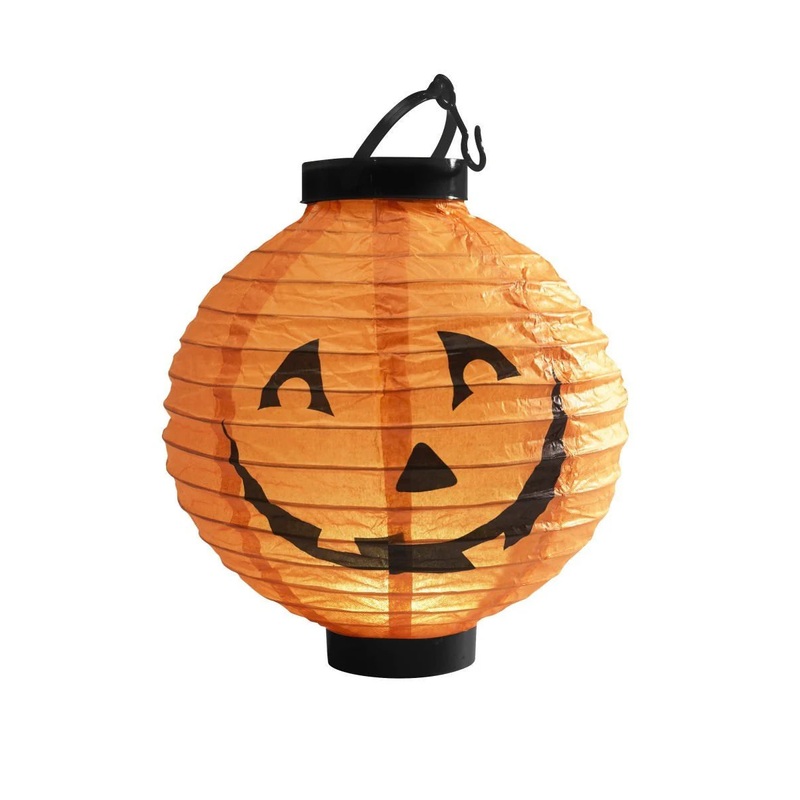 Light Up LED Paper Pumpkin Lantern