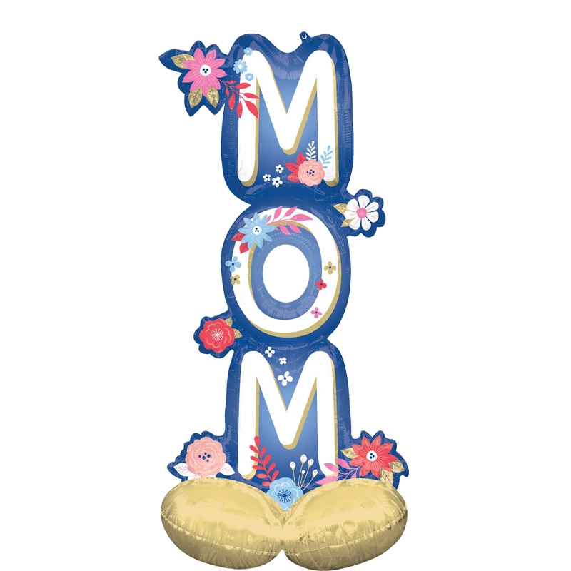 Mom Sprinkled Hearts 49in Airloonz Balloon