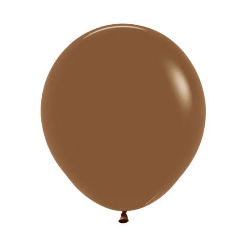 SEMPERTEX FASHION COFFEE 45CM LATEX BALLOONS (PACK OF 6)