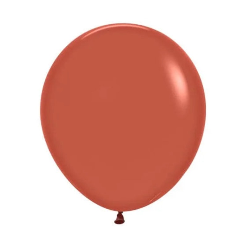 SEMPERTEX FASHION TERRACOTTA 45CM LATEX BALLOONS (PACK OF 6)