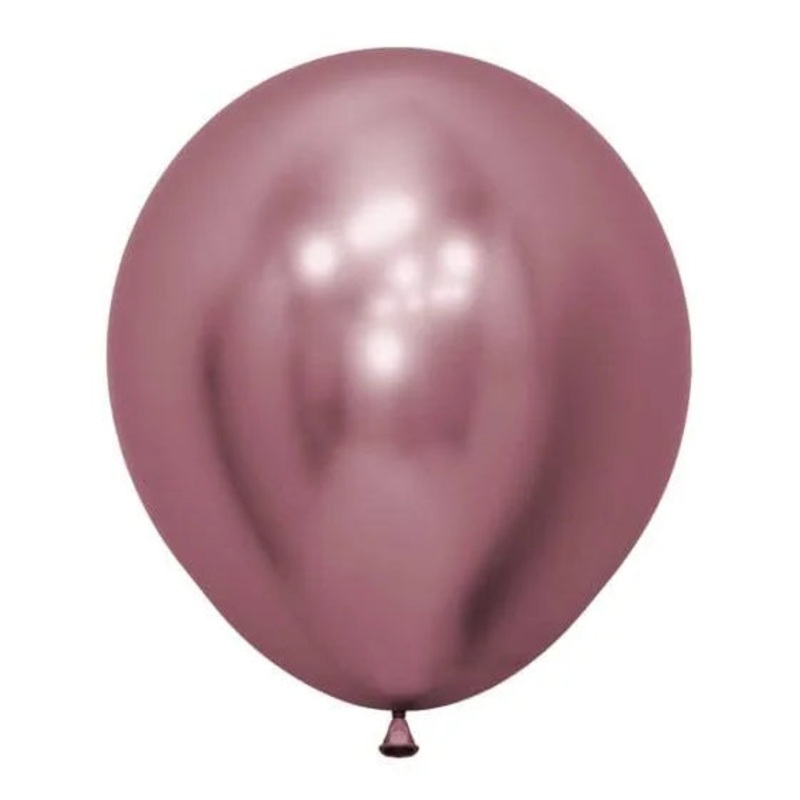 SEMPERTEX REFLEX PINK 45CM LATEX BALLOONS (PACK OF 6)