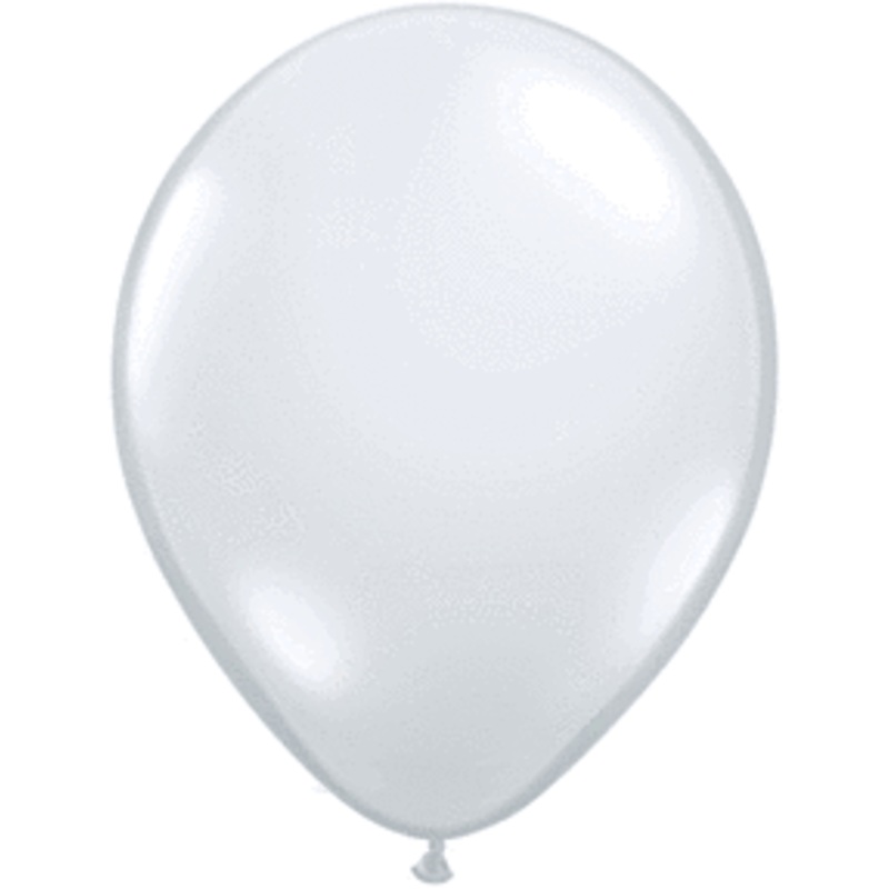 Diamond Clear 11 inch Qualatex Profesional Quality Latex Balloon 100 count package