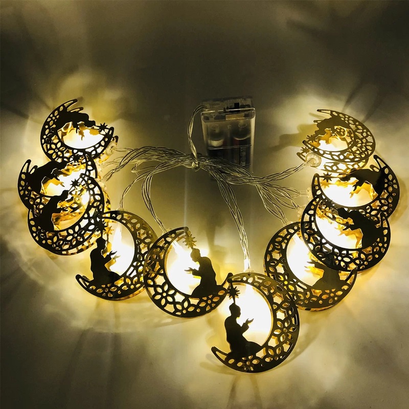 EID LED LIGHT GARLAND  MOON 1.65M