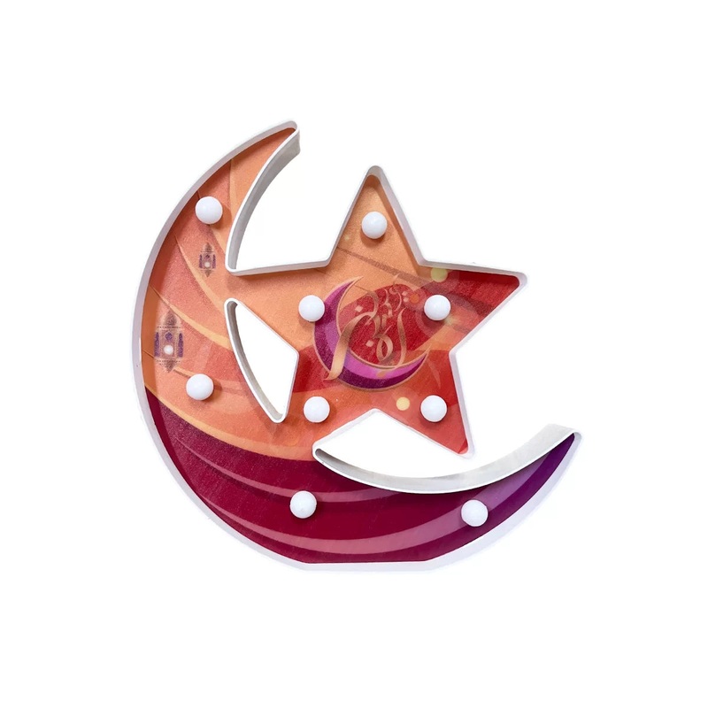 EID LED LIGHT  Star Moon 1pc