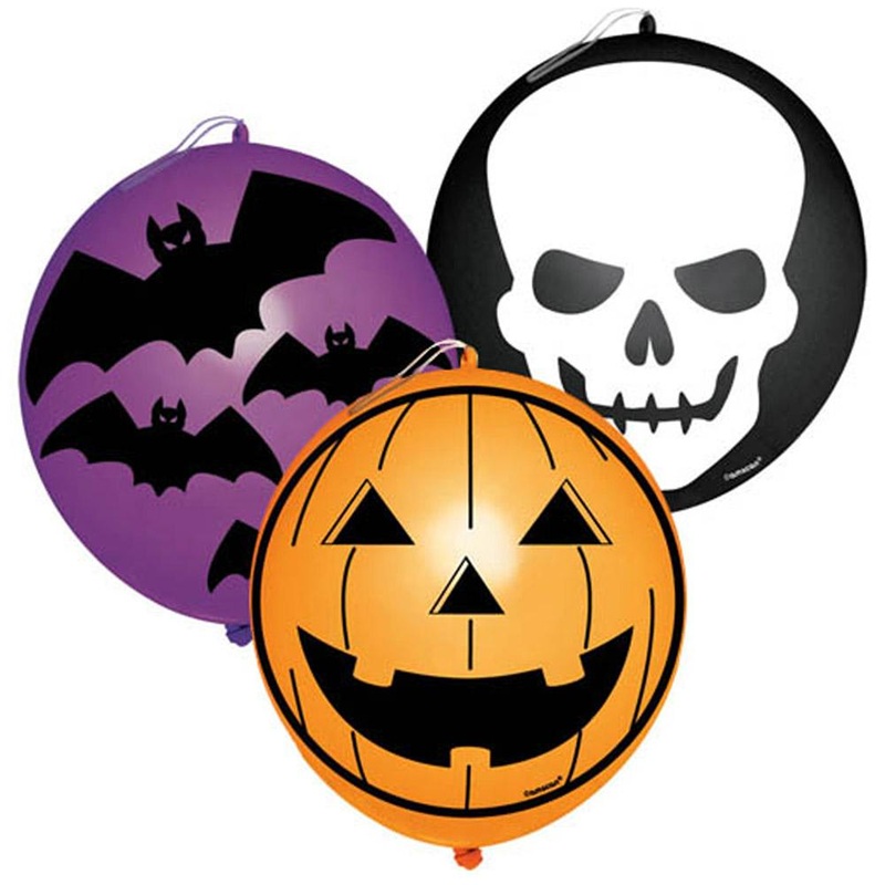 Halloween Punch Balloon Mega Value Pack Favors 16pcs