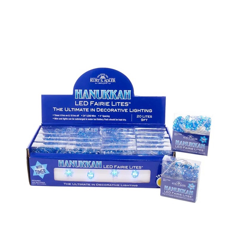 Hanukkah LED Light Set, 108 Inches, 1 Count