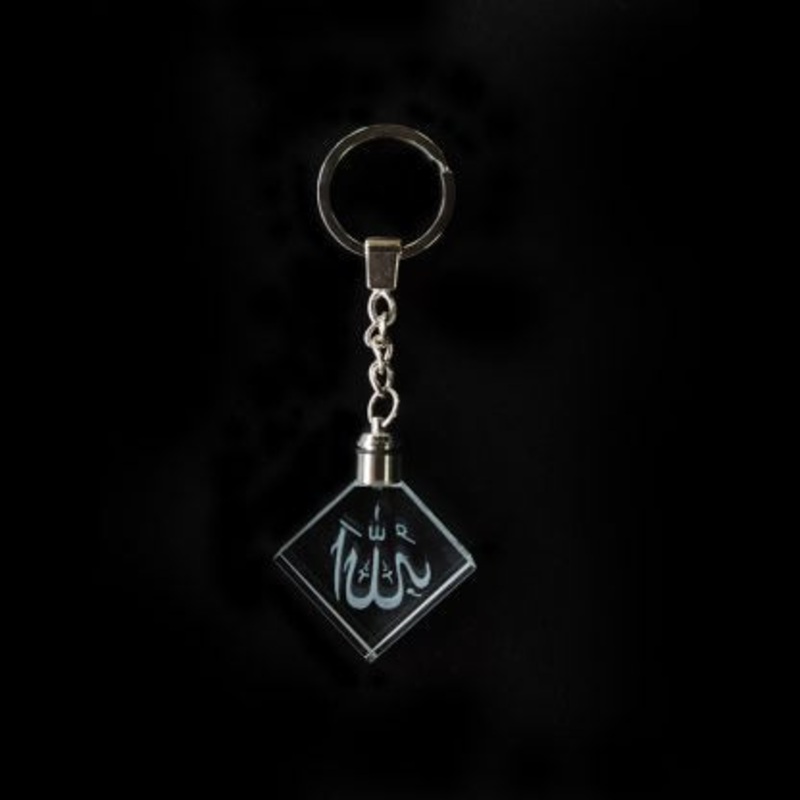 LED MUSLIM CRYSTAL KEYCHAIN  5