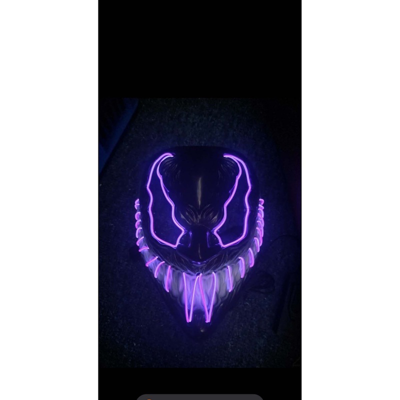 LED Symbiote Mask for Adults
