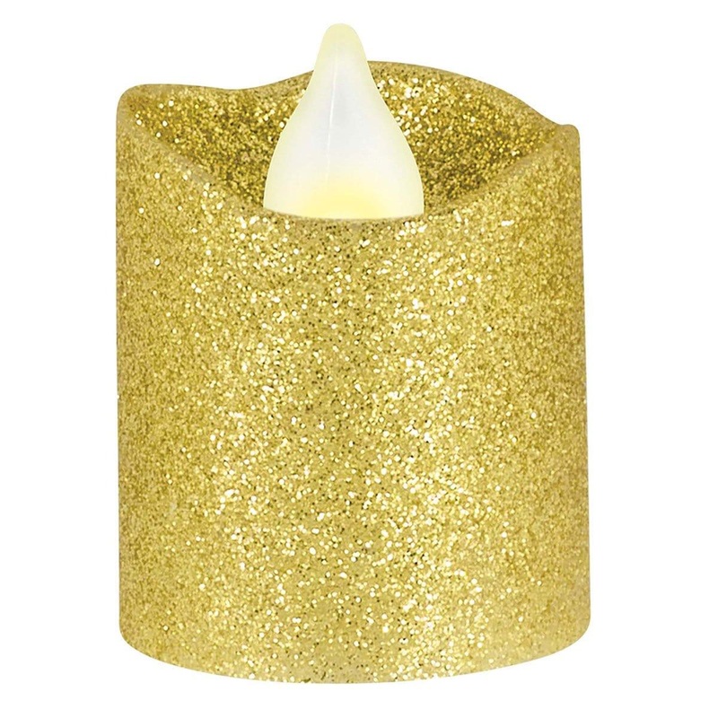 LED Votives 6/pkg - Gold