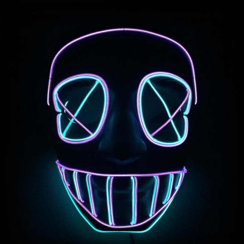 Light-up LED Anonymous mask