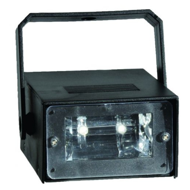 Mini Led Strobe Avec Contrle De Vitesse -  Piles