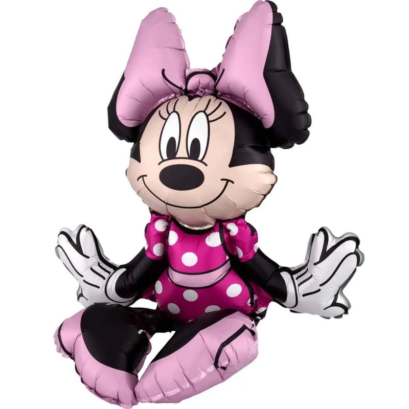 Minnie Mouse - 19" Sitting Mylar Balloon (Air-Filled)