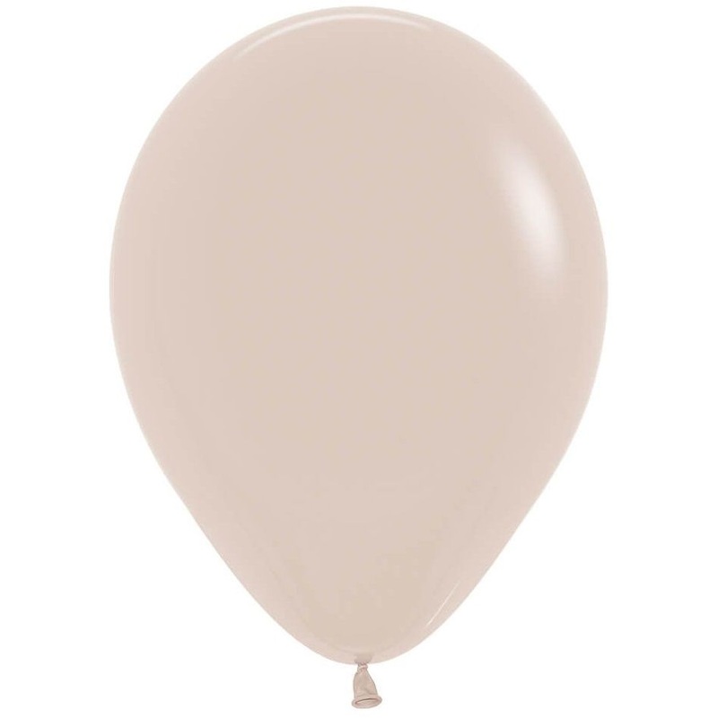 White Sand 11 inch betallatex Profesional Quality Latex Balloon 100 count package