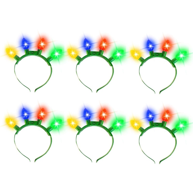 6 Piece Christmas Led Headband