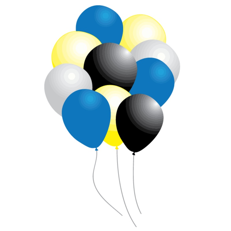 Batman Balloons Party pack 16