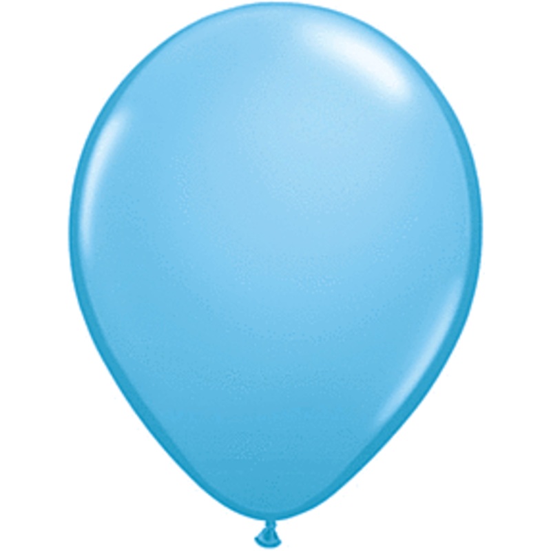 Pale Blue 5 inch Qualatex Profesional Quality Latex Balloon 100 count package