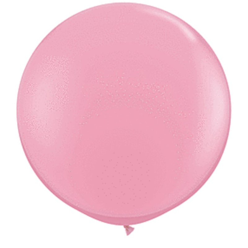 Pink 3 ft  Qualatex Professional Quality Latex Balloon 2 count package