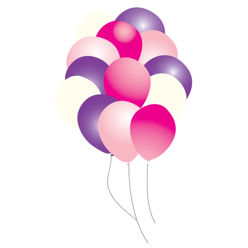 Tutu Much Fun Balloons Party pack 16