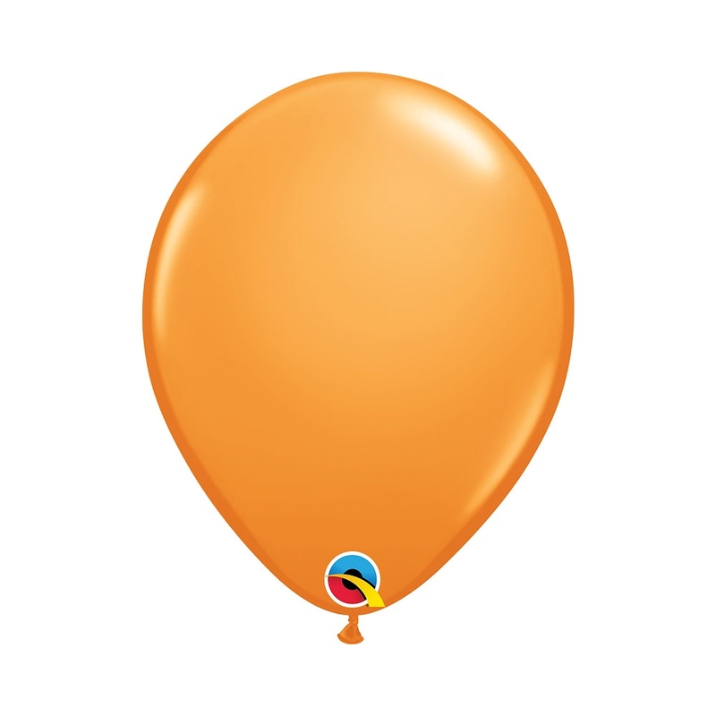 11" QUALATEX RETAIL LATEX ORANGE (6 BALLOONS PER PACK)