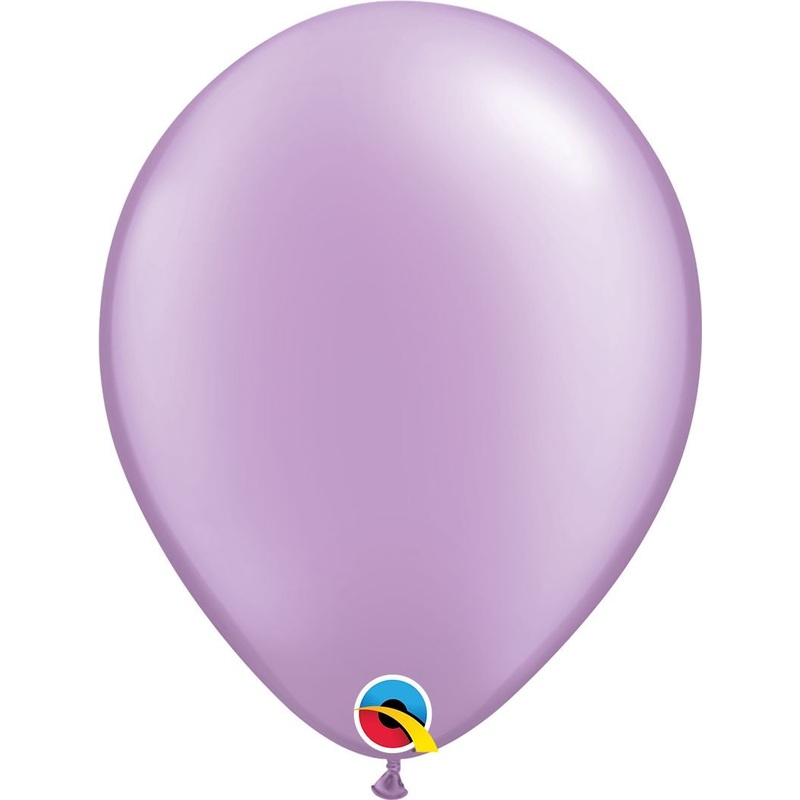11" QUALATEX RETAIL LATEX PEARL LAVENDER (6 BALLOONS PER PACK)