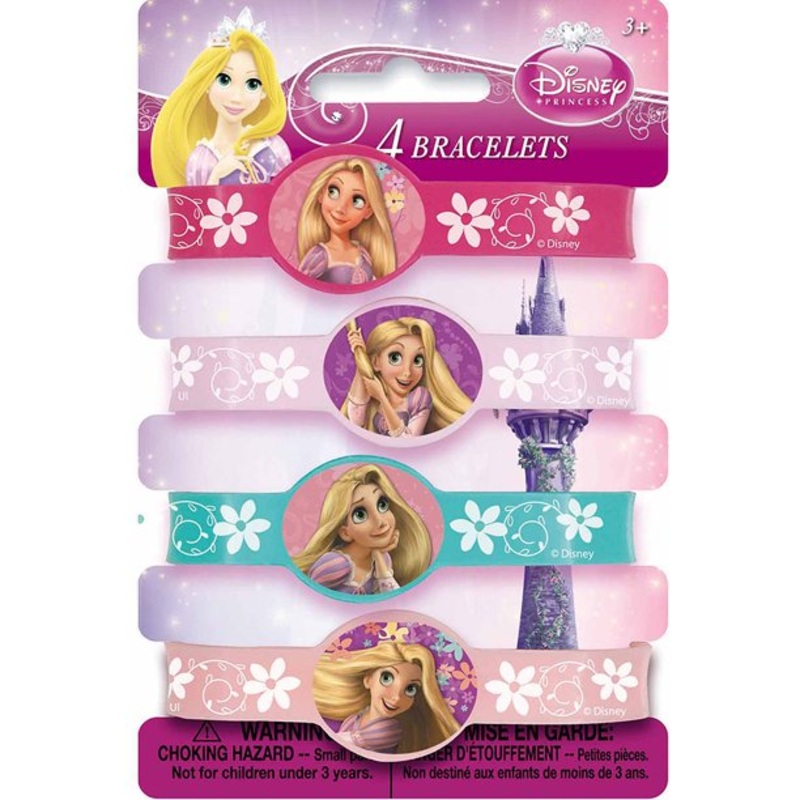 4 Tangled Rubber Bracelets