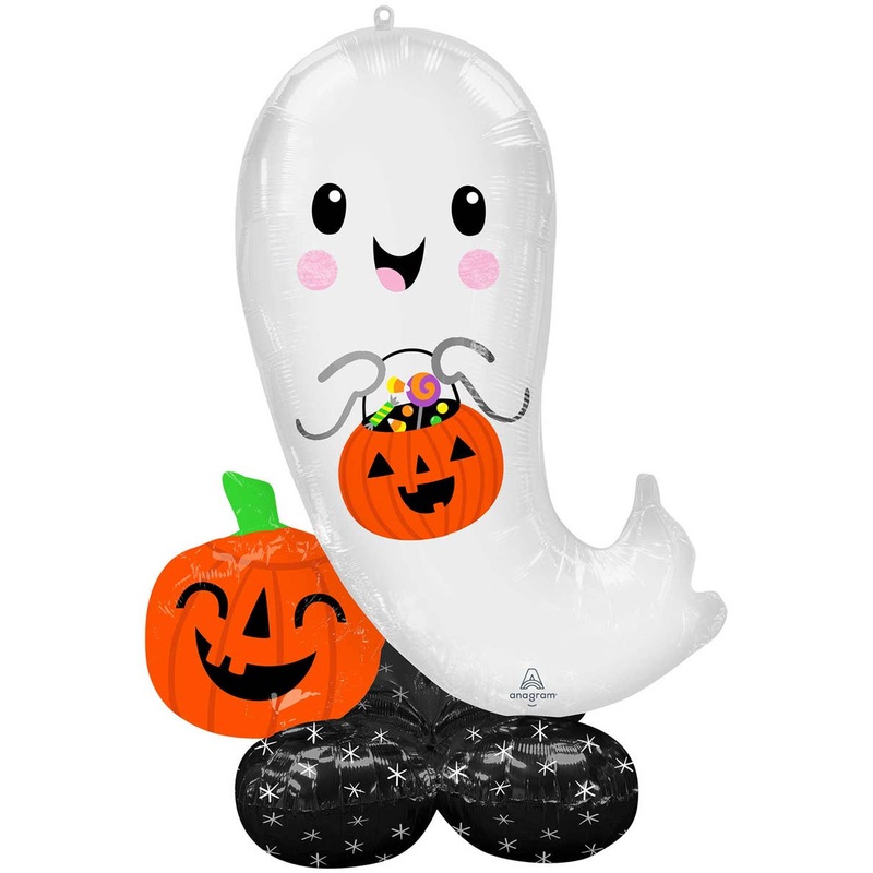 Airloonz Cute Ghost Air-Filled 91x134cm Standing Foil Balloon