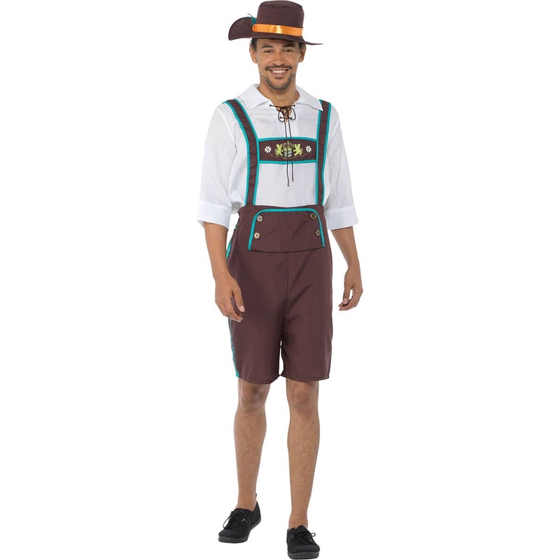 Bavarian Lederhosen Mens Oktoberfest Costume
