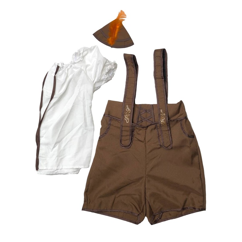 Bavarian Lederhosen Womens Oktoberfest Costume - Size Medium