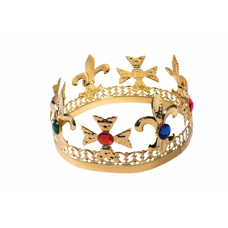 Deluxe Gold Jeweled Crown