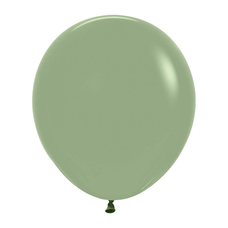 Fashion Eucalyptus Green 6 Pack 45cm Latex Balloons